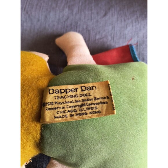Vintage Playschool Dapper Dan Teaching Doll 10” 1970 Hong Kong - Picture 12 of 12